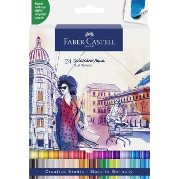 Faber-Castell Goldfaber Aqua Dual Marker 24er Etui